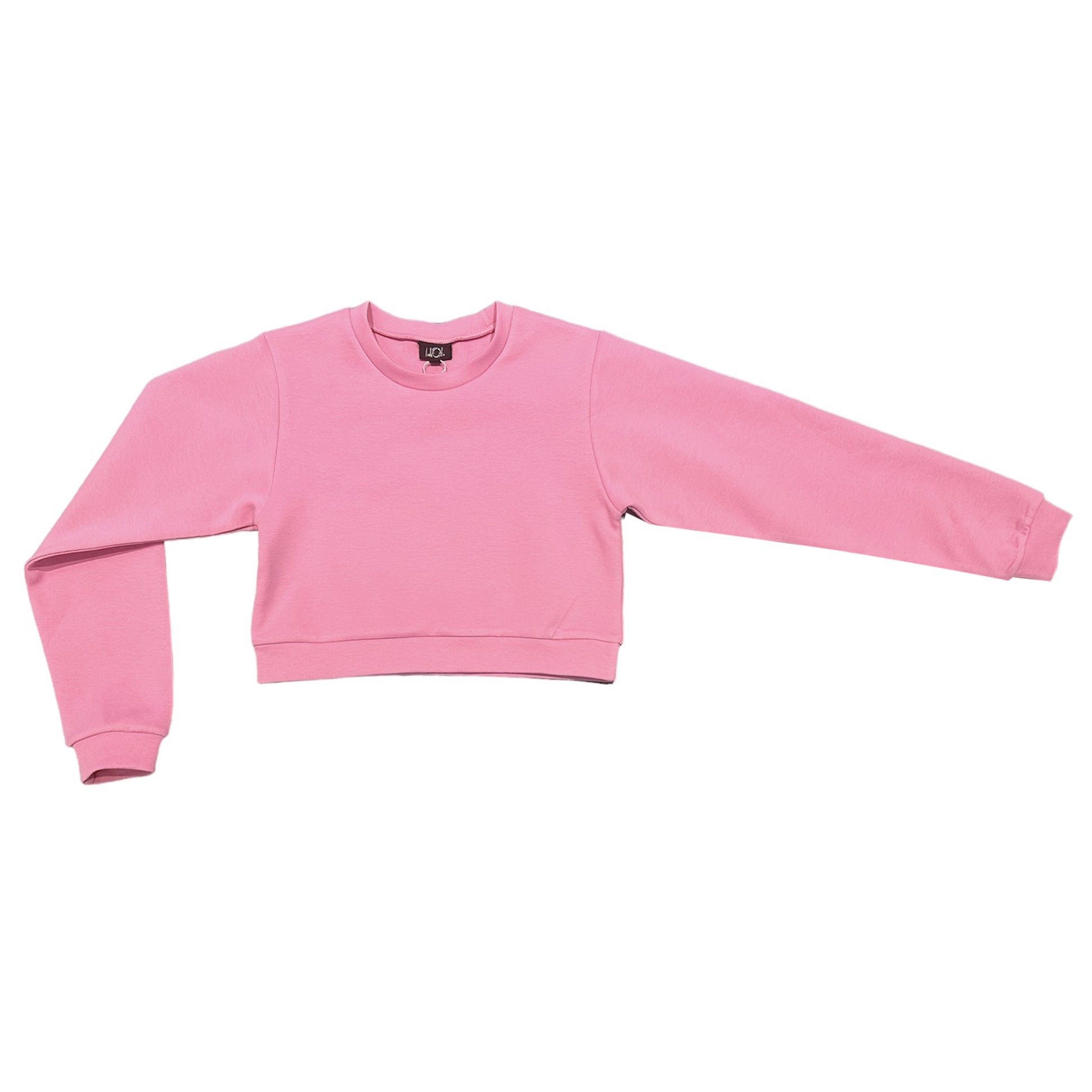 Pink Cropped Sweatshirt