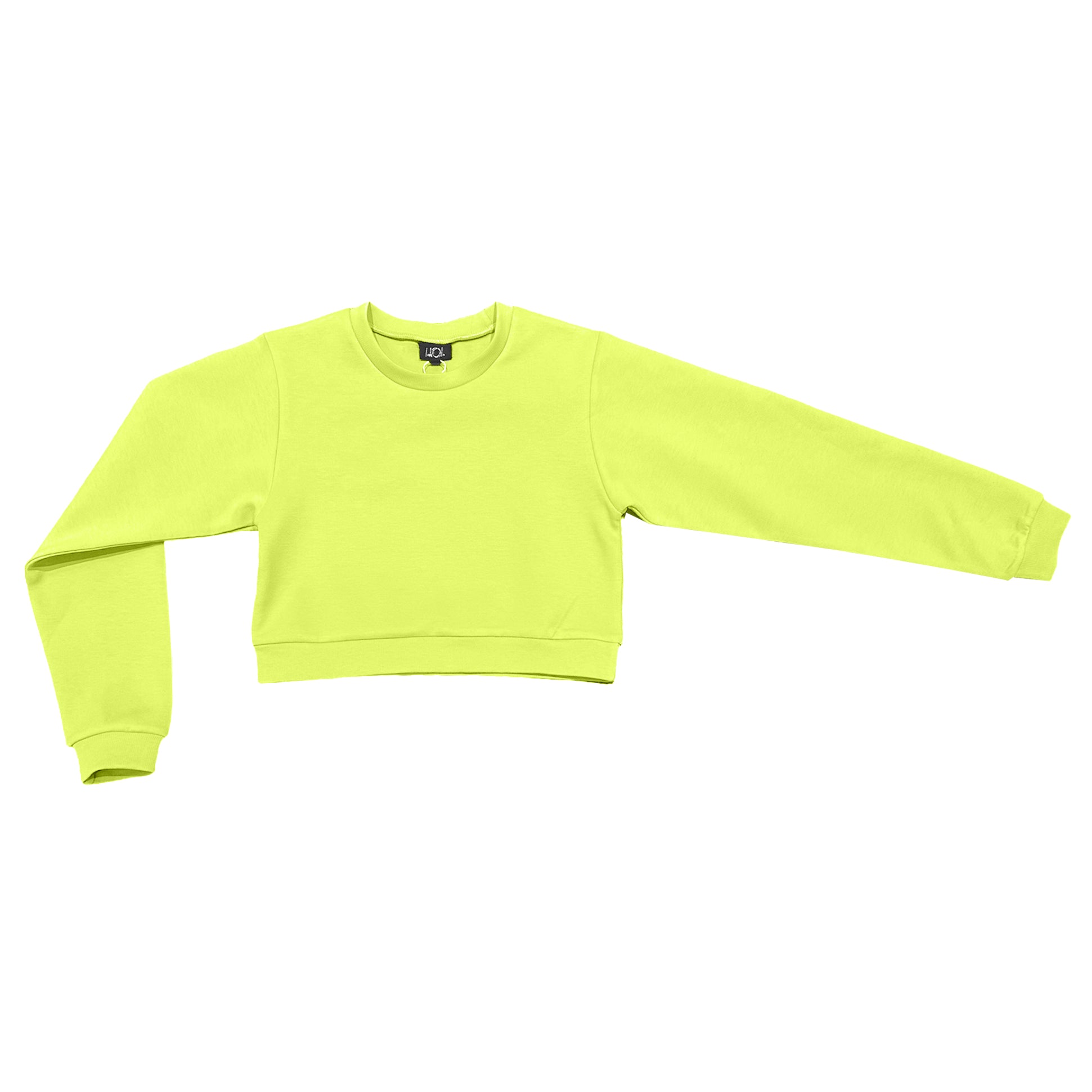 Green Cropped Sweatshirt