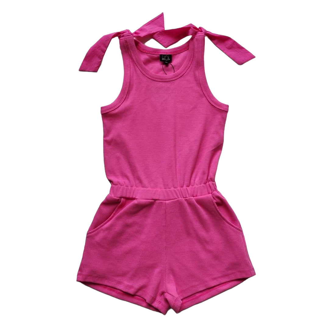 Fuchsia Romper