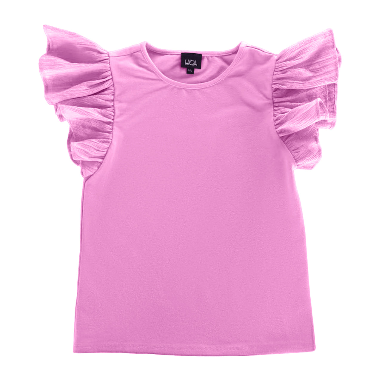 Pink Ruffle Top